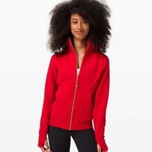 Lululemon Red Full Zip Scuba